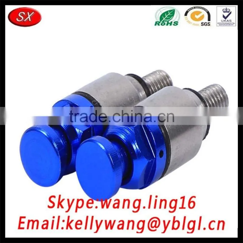 Custom Stainless/Aluminum M5 0.8MM Motorcross Dirty Bike Fork Air Bleeder Relief Valve,Air Pressure Bleeder Valves