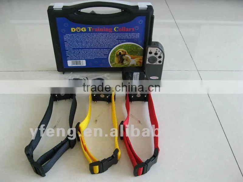 Waterproof rechargable electric remote dog shock collar