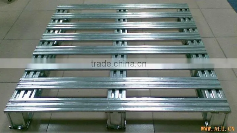 4 way_solid deck aluminum pallet
