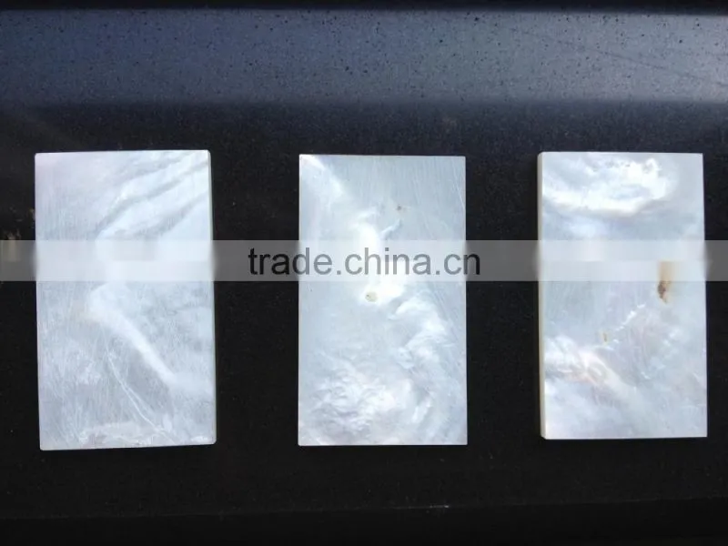 random cut white lip mother of pearl blanks for inlay