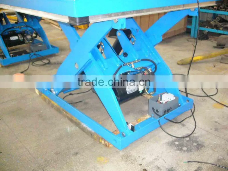 CE Veshai powerful 2200lbs AC hydraulic lift table for factory and warehouse VT-100-AC