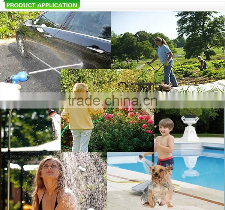 China suppliers brass fitting expandable bungee garden hose pipe
