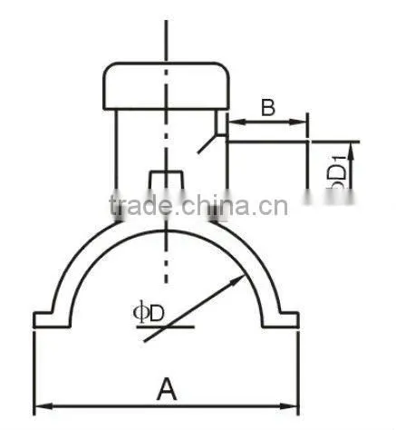 PE Electrofusion Tapping Saddle/pe electrofusion fitting/pe fitting/pe pipe fittings