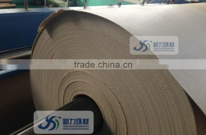 factory supply textured E-fiber glass cloth with PTFE membrane used for dust collector bag
