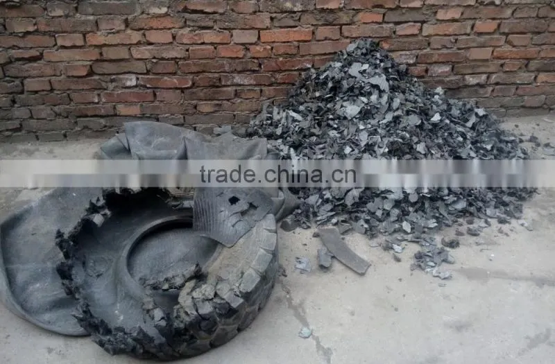 doulbe shaft shredder machine/color steel tile shredding equipment