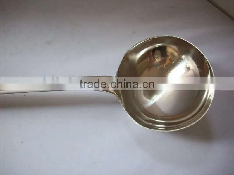 Stainless Steel Handle Big Cooking Soup Ladle
