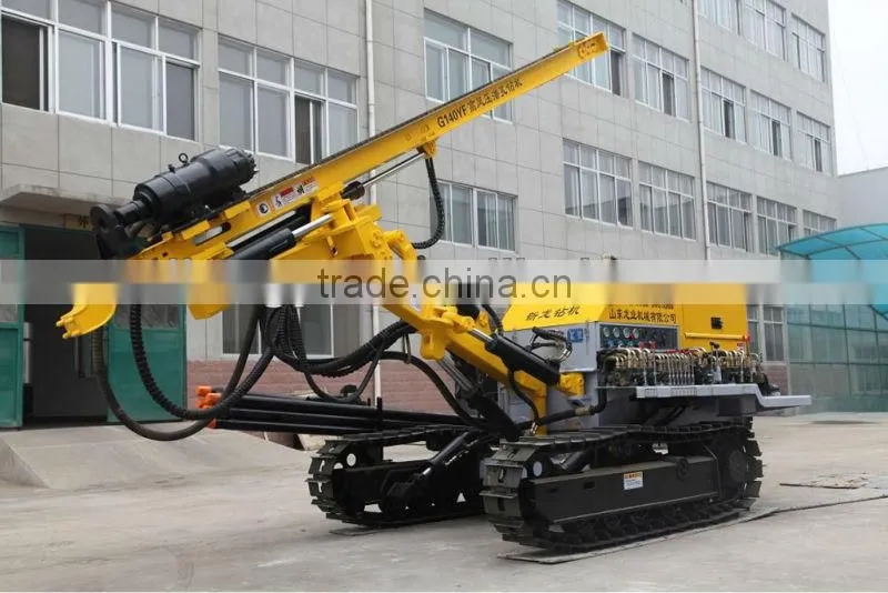 CTQ-G140YF rock blasting hydraulic DTH drilling rig