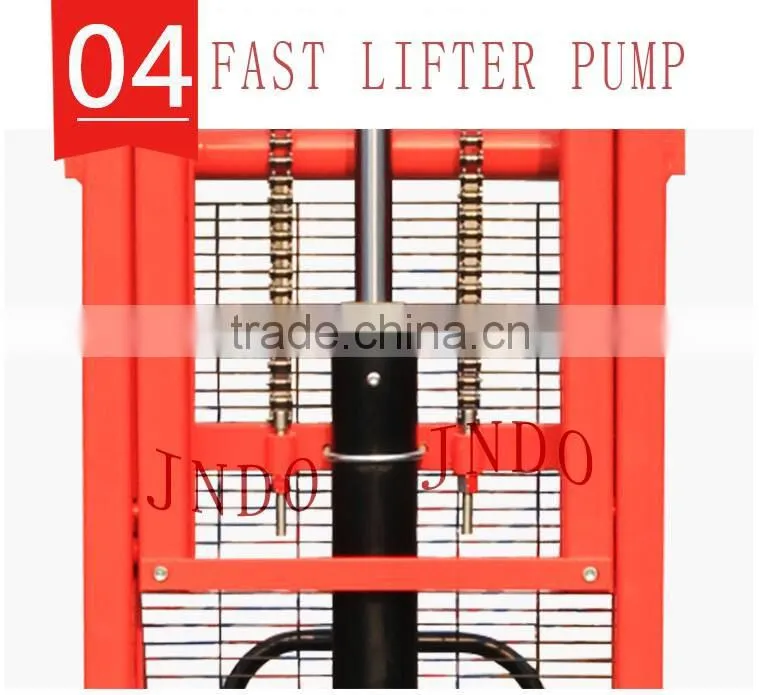 manual 3000kg forklift stacker hydraulic pallet Stacker