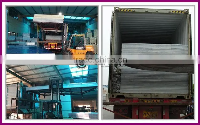 Gensin 10-year warranty UV resistant 8mm triple wall polycarbonate hollow sheet 2100*5800mm