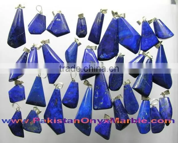 Colorfull Top Quality STERLING SILVER PENDANTS LAPIS LAZULI JEWELRY
