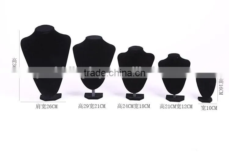 velvet jewelry stand mannequin necklace holder mannequin display