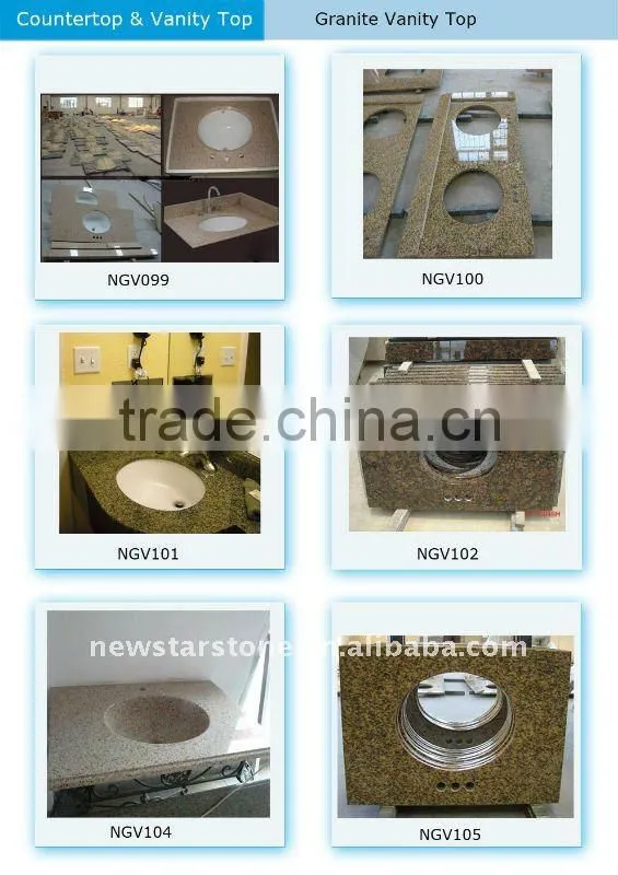 Kashmir white granite bathroom vanity top