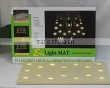 NEW LED LIGHTED FLOOR MAT,16 LED SOFT LIGHT ILLUMINATION,Emitting Carpet,photographic carpet, LED MAT