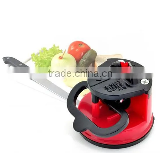 Kitchen Knives Quickly Serrated Best Knife Sharpener with Suction Pad