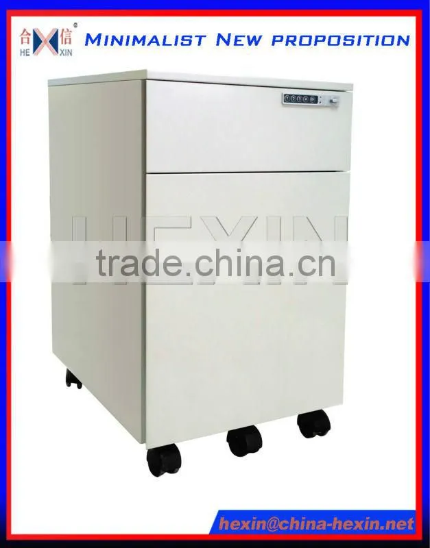 HOT Hexin Vertical Drawer Steel Movable Filing Cabinet