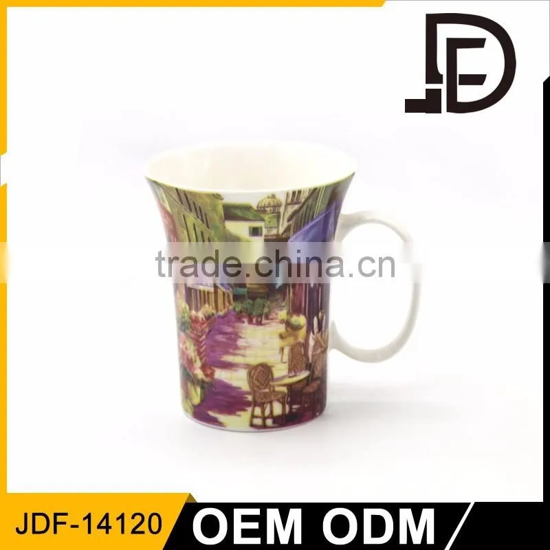Drinkware 12oz mug sublimation, coffee mug wholesale, fine bone china mug