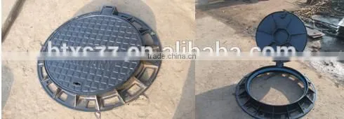 Light Duty Ductile Cast Iron Rectangular Manhole Cover for road sewerage system usages