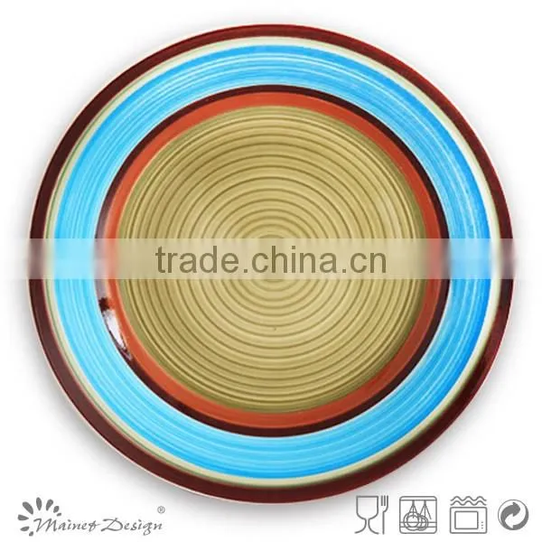 cheap stoneware dinnerware set handpainting service for 4 persons