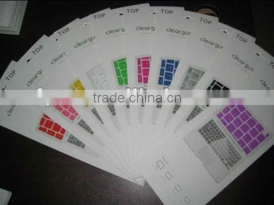 New brand keyboard cover; colorful keyboard cover; colored rubber laptop keyboard covers