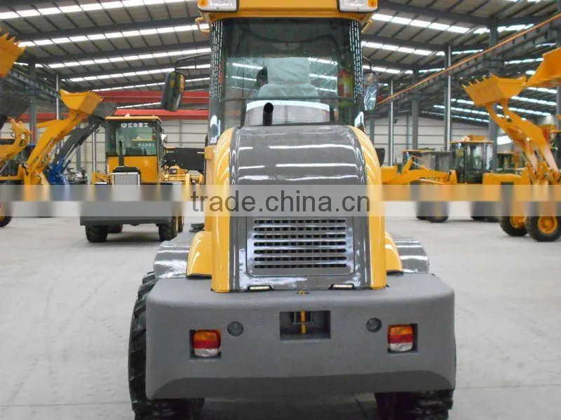 Huizhong zl15 mini articulated wheel loader with CE,ISO9001