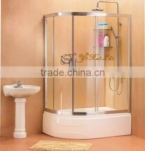 three doors linked sliding doors screen