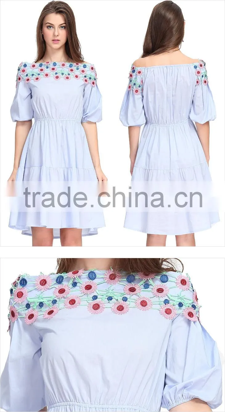 Custom Smart Casual Cold Shoulder Woman Club Fashion In Style Hot Dress