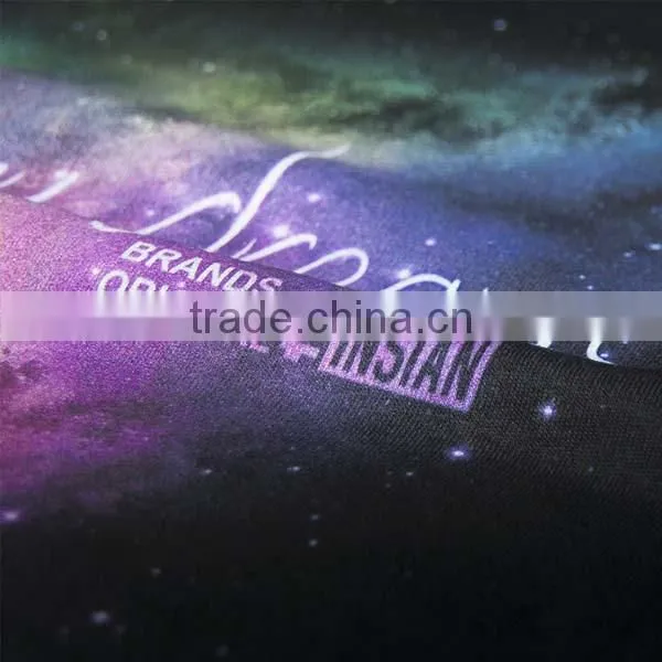 2015 Latest Mass Production Custom Printed Galaxy T-shirts