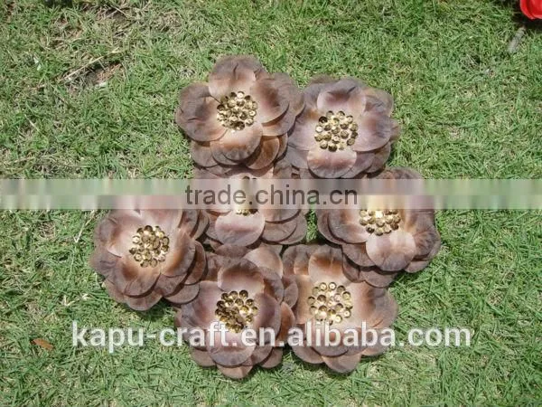 2015wholesale flower fabric sequined beaded flower,flower