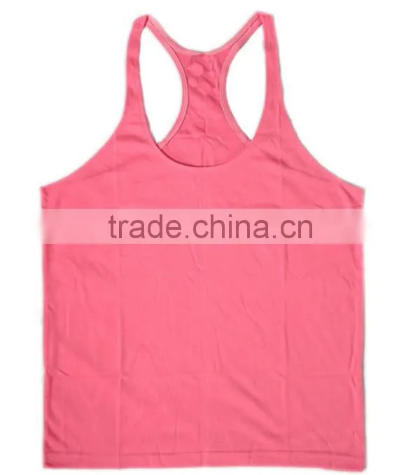 Promotional y back mens tank top/ custom sportswear tank top made in china/ wholesale china manufacturer tank top