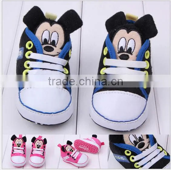 boys fashion mickey mouse sport shoes child shoe for walking baby walking