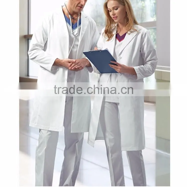 OEM/ODM Fashion Design Medical Suit Lab Coat Hospital Slim Fit Medical Scrub Uniforms