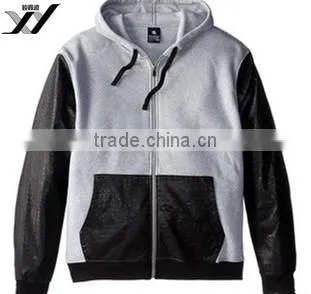 customized man's pullover hoddies in two colors