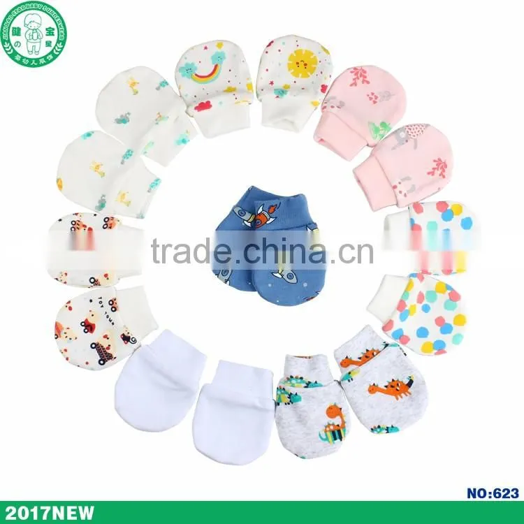 Top grade hot sale multi colors baby gloves mittens