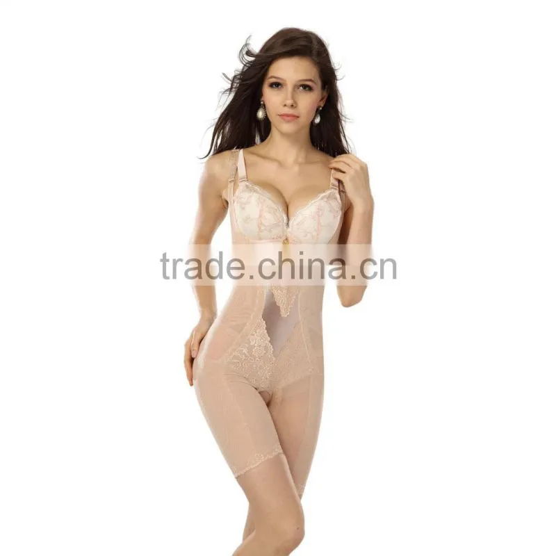fashion lace collar seamless body shaper wholesale