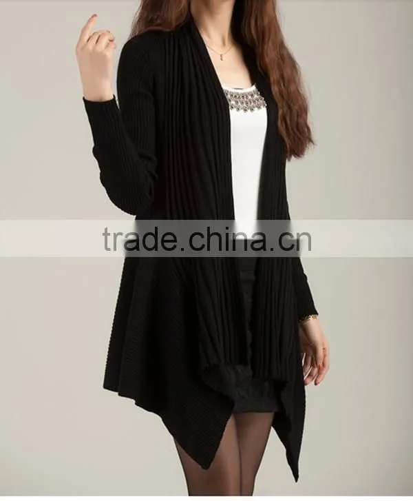 Spring and autumn free size latest design women solid Simple and fashion sweater women cardigan