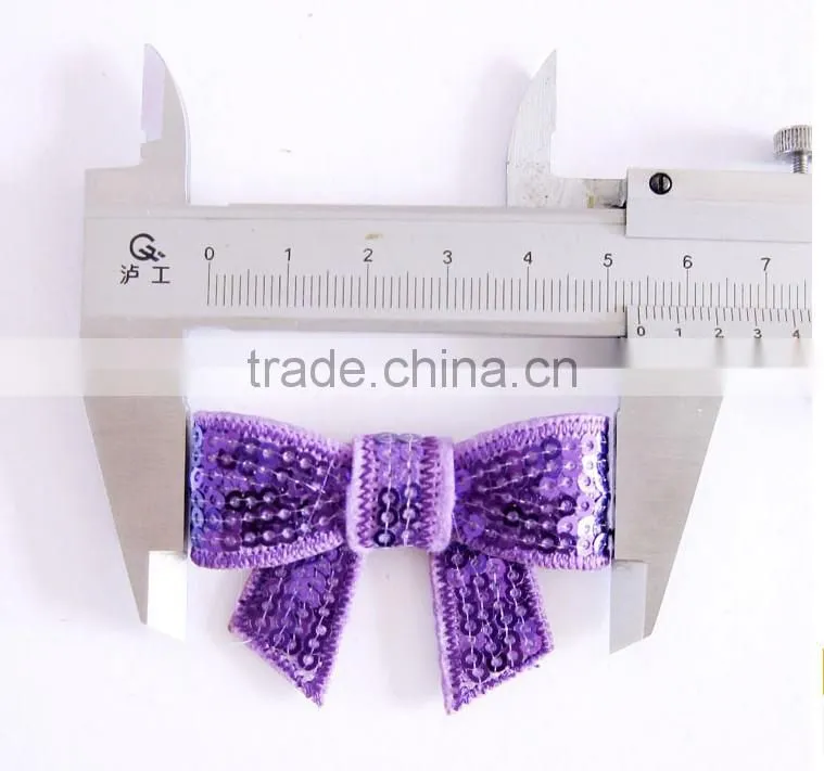So cute sequin bow tie headband baby girl hot sale headband with bow tie stretchy accessories top baby headband