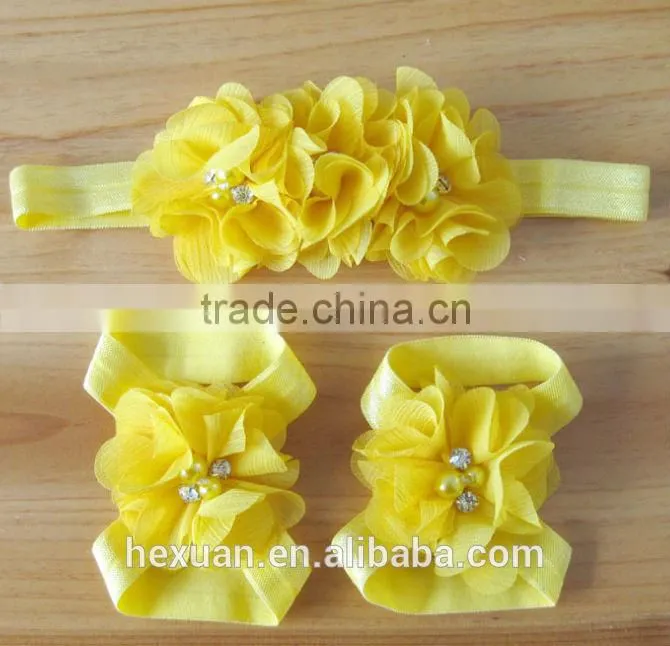 Baby Shoes Flower Design Baby PreWalker Infant Shoes,baby Barefoot Sandals