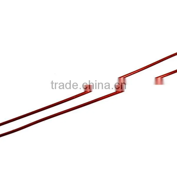 Jewelry Findings String Materials Round Orange-red 0.4mm Dia. Copper Beading Wire Thread Cord
