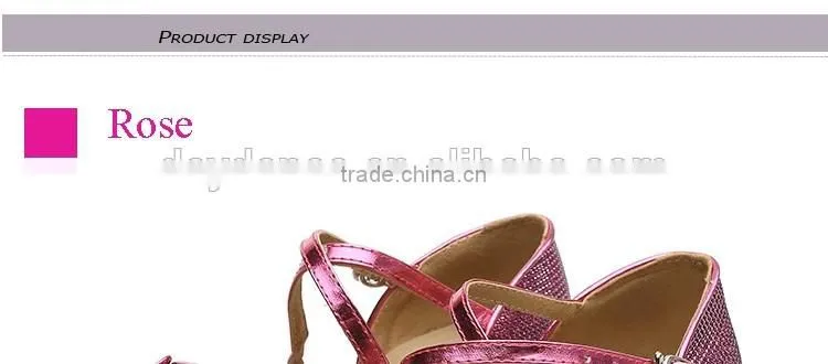 Girls Kid Buckle Strap Ballroom Modern Latin Dance Shoes Child Bowknot Colorful Closed Toe Low Heel Shoes