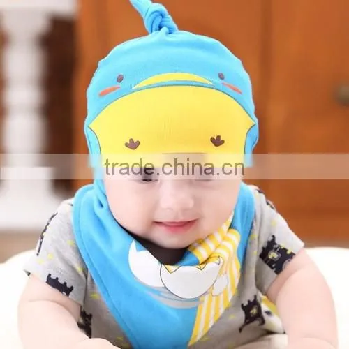 autumn new design cartoon chicken knit baby hat