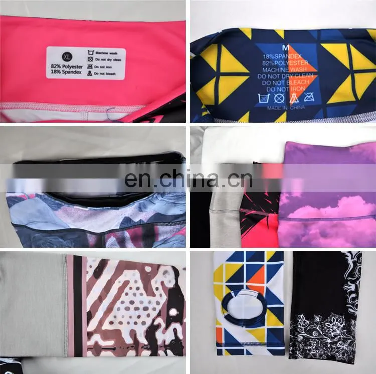 custom women subliamtion print yoga Import Leggings