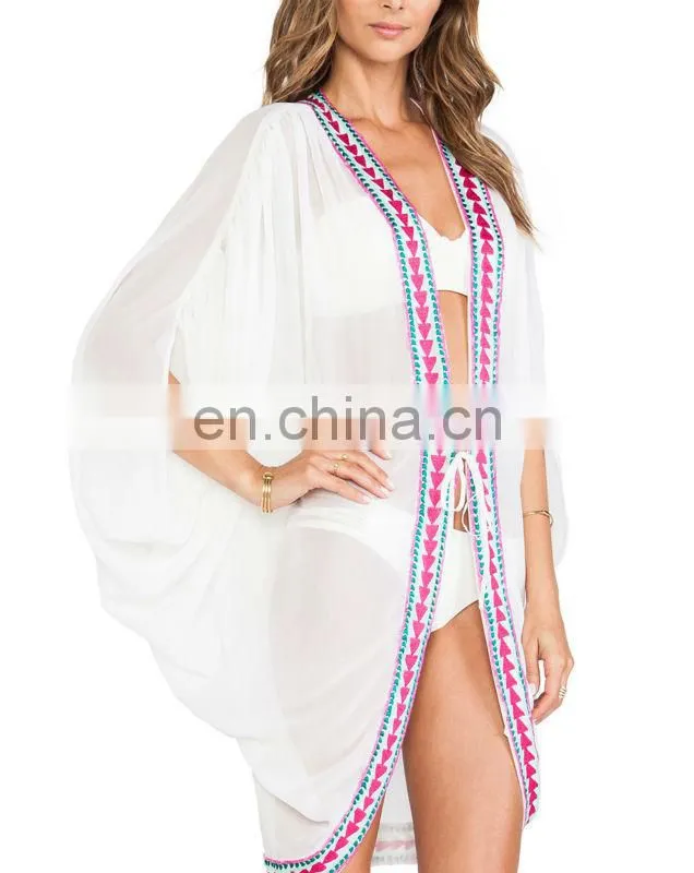 CHEFON Ladies fashion kimono maxi dress