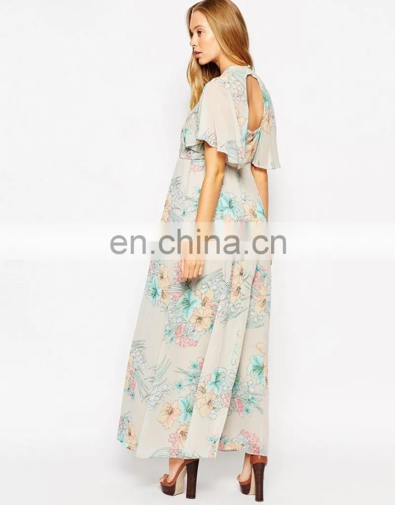 Maternity Maxi Dress floral maternity dress long