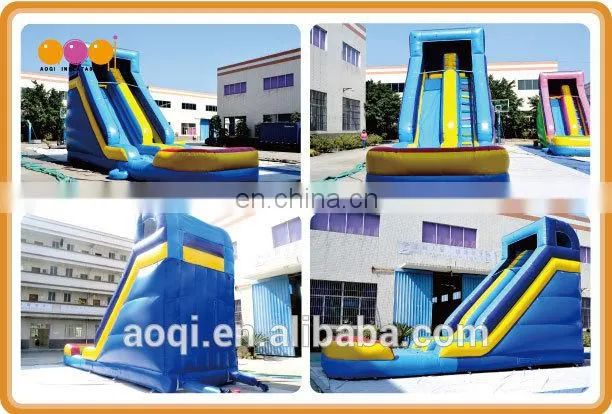 AOQI products with free EN14960 certificate summer fascinating inflatable water slide pool