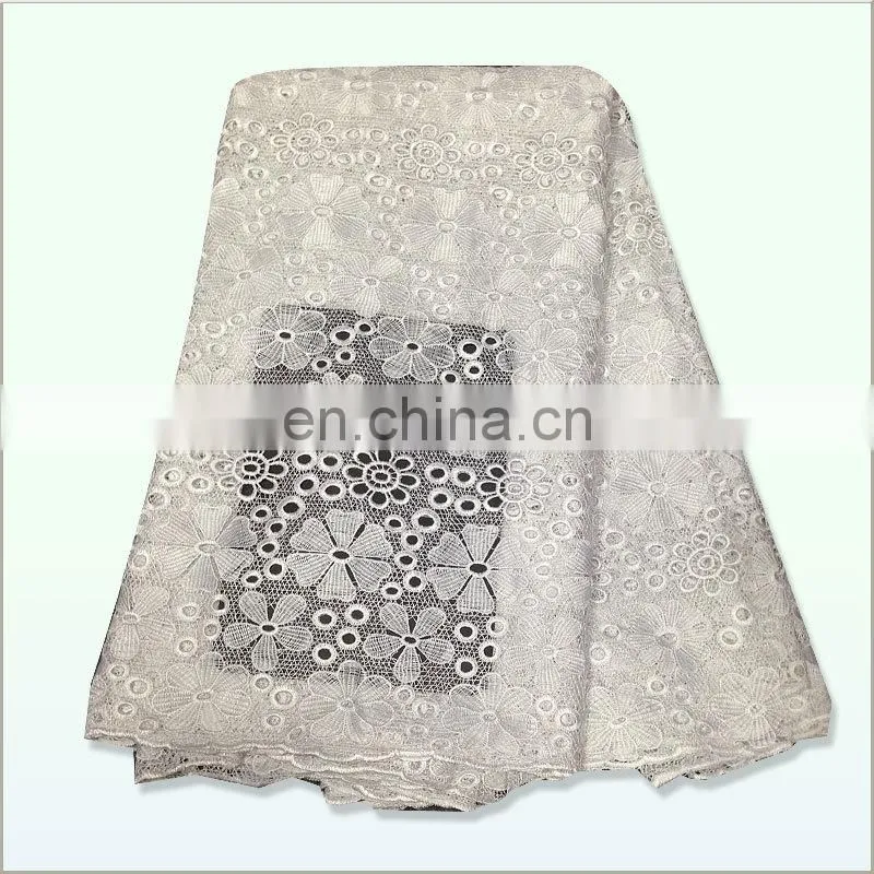 ,teal nigerian swiss french cord african white guipure lace fabric for aso ebi LW5010006