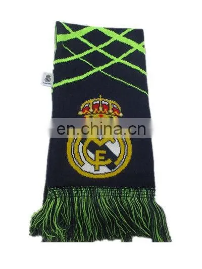 Wholesale football fan scarf and hat