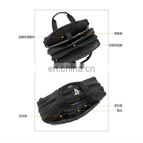 high class office laptop bag with fine workmanship in Guangzhou