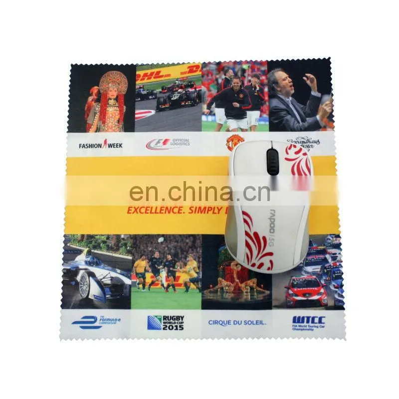 logo photo imprint customizable double sided mousepads