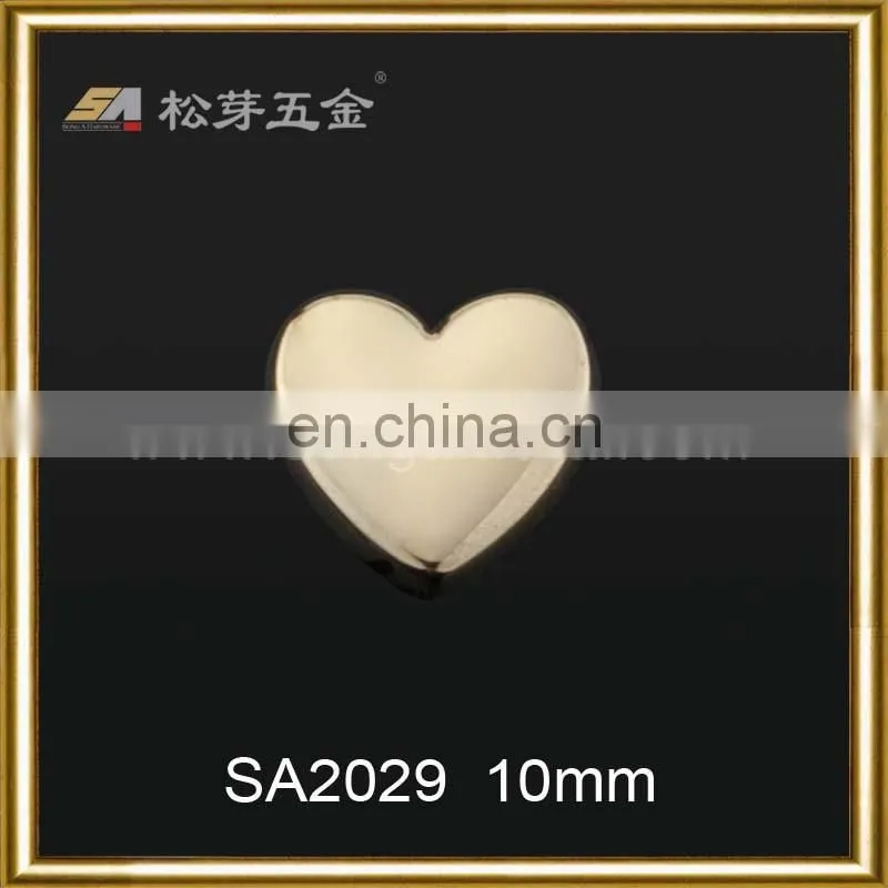 handbag feet rivet heart shaped rivets