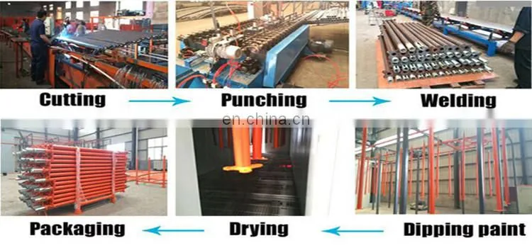ASP -115 Tianjin Shisheng Adjustable Scaffolding Height Pole Pipe Support